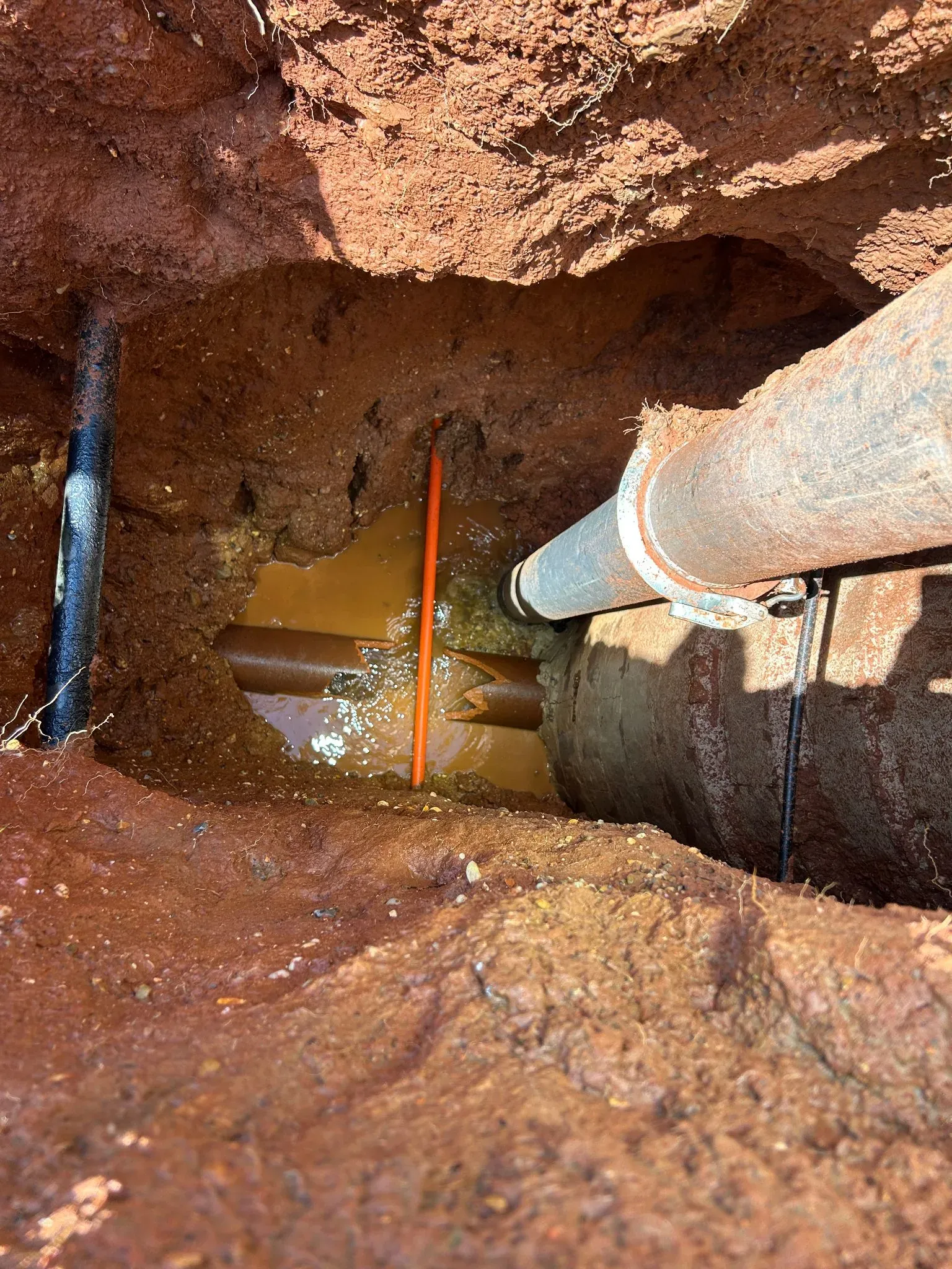 Hydrovac excavation work